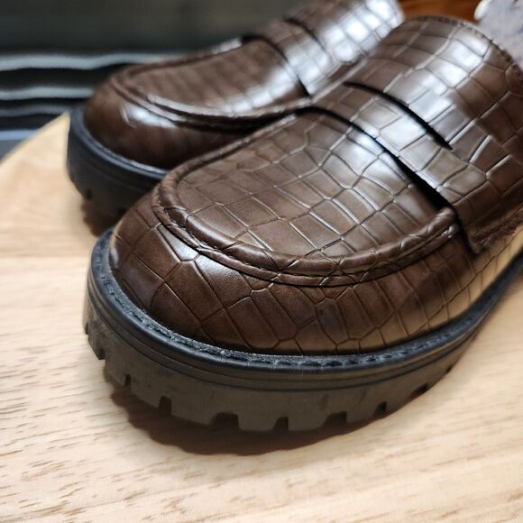 Mudd Girls Slip-On Loafer Shoes – Brown, Size 5, Unworn - Picture 6 of 11